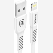Baseus Cable Lightning Tough series Apple  2A 1m White (CALZY-B02)