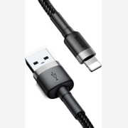 Baseus Cable Cafule Braided USB to Lightning  Μαύρο 3m (CALKLF-RG1)