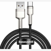Baseus Cafule Braided USB 2.0 Cable USB-C male - USB-A male Μαύρο 2m CAKF000201