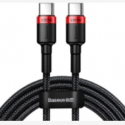 Baseus cable Cafule PD USB-C - USB-C 2,0 m 5A red-black 100W    CATKLF-AL91