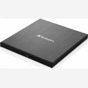 Verbatim External Slimline DVD±RW USB 3.2 Black 43886