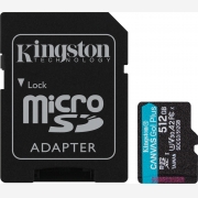 Kingston Canvas Go! Plus512 GB  SDCG3/512GB with adapter