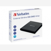 VERBATIM DVD±RW  USB2.0  Slimline BL  53504