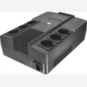 TRUST - Maxxon 800VA UPS with 6 standard wall power outlets  23326