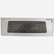 Aqprox keyboard usb BLACK GR