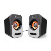 KISONLI Speakers A-606 3Wx2 Black/Silver (22118)