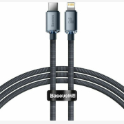 Baseus cable Crystal Shine USB-C - Lightning 1,2 m 20W black CAJY000201