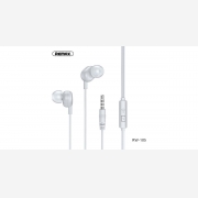 Remax Stereo earphones with microphone RW-105 White (20475)