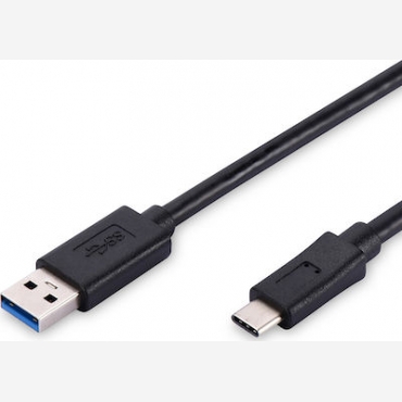 Digitus Regular USB 2.0 Cable USB-C male - USB-A male 1.8m AK-300136-018-S