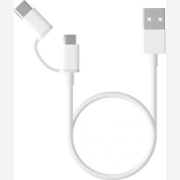 Xiaomi 2in1 USB Cable (Micro USB to Type-C) 30cm     SJV4083TY