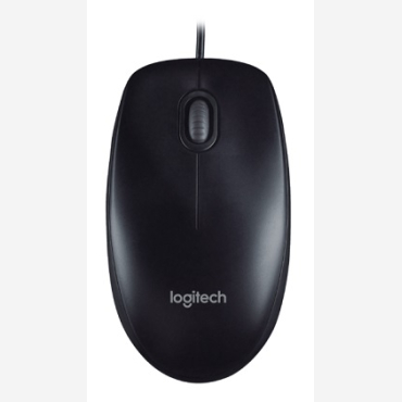 LOGITECH Mouse  B100 USB BLACK 910-003357